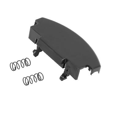 Imagem de ACROPIX Console central trava apoio de braço tampa botão clipe lateral frontal console central trava de apoio de braço apto para Volkswagen Beetle com mola preta