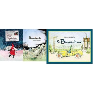 Imagem de KIT 3 LIVROS J.R.R Tolkien INFANTIL Cartas do Papai Noel + Roverando +
