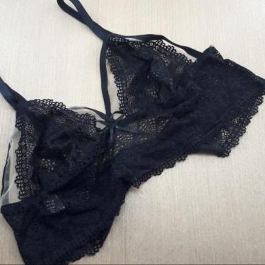 Imagem de Sutiã Rendado sem Bojo com tule sensual - Sutian Mônica - Supera Fitne