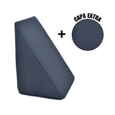 Imagem de Almofada Travesseiros Triangular Encosto Apoio Costas Repouso Leitura 