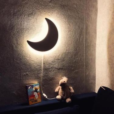 Imagem de Luminária Luminosa Lua / Abajur Lua / Andarela Led - NoBrand