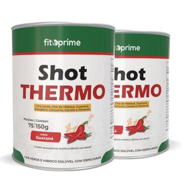 Imagem de Kit 2 Shot Thermo com Especiarias Chá Verde Hibisco Guaraná Gengibre C