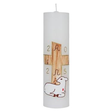 Imagem de Círio Pascal 2025 modelo: 07x25MAR - Rossoni Velas, Amarelo