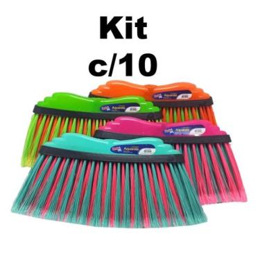 Imagem de Vassoura Aquarela grande 37 cm atacado caixa com 10 Unidades não acomp