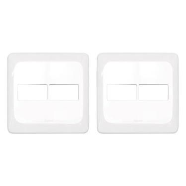 Imagem de Kit C/2 - Pial Placa  Pop 4X4 2 Mod. Lgp42P - Pial legrand