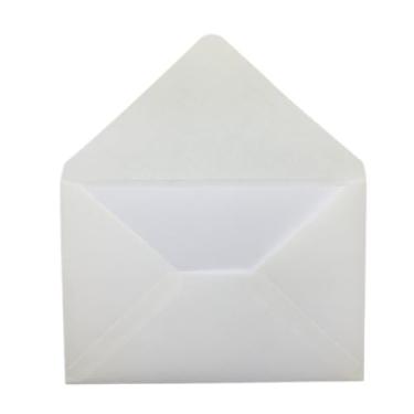 Imagem de Envelope Bico Branco 10,5x15,5 Cm 75g + Cartão Branco 100 Un