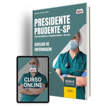 Imagem de Apostila Prefeitura de Presidente Prudente - SP 2024 - Auxiliar de Enf