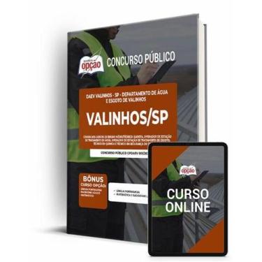 Imagem de Apostila DAEV Valinhos - SP - Comum aos Cargos de Ensino Médio/Técnico