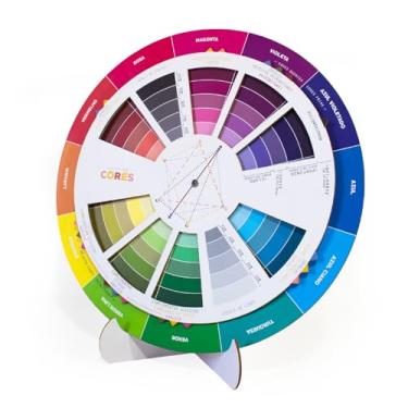 Imagem de Círculo Cromático Disco das Cores de Mesa 40cm