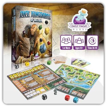 Imagem de Dice Kingdoms of Valeria: Strategic Roll & Write Game for 1-4 Players, Ages 14 and Up - Daily Magic Games