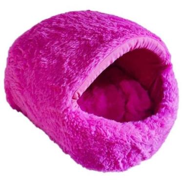 Imagem de Caminha Para Cachorro E Gatos Iglu Nuvem Pequena - EF Pet, Rosa