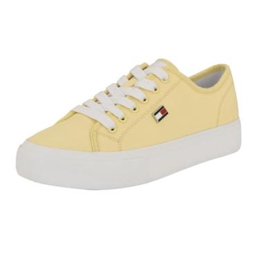 Imagem de Tommy Hilfiger Tênis feminino Aressa, Amarelo, 39