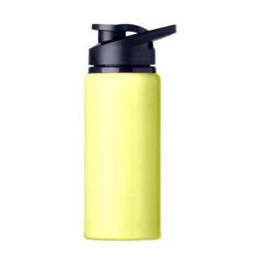 Imagem de Garrafa Squeeze Alumínio Bico Com Tampa Alça Colorida 600ml - Bloom, A