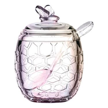Imagem de Açucareiro Com Colher De Vidro Bee 230 Ml - Hauskraft