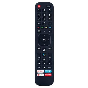 Imagem de Controle remoto de voz ERF2K60H compatível com Smart TV Hisense 4K 40H56G 50Q7G 55Q7G 65Q7G 75Q7G 50Q8G 55Q8G 65Q8G 75Q8G 50H8G 55H8G 65H8G 75H8G 55H8G 55H9G 65H9G 65H9G 65H9G 9G, 55Q. 9G 65Q9G