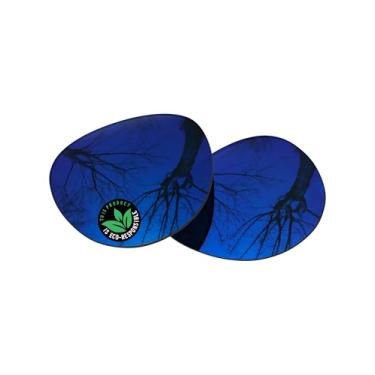 Imagem de Raydi Lentes de reposição de policarbonato para óculos de sol Ray-Ban Meta Headliner RW4009 50 mm - Trail Blue Mirror - Polarizadas