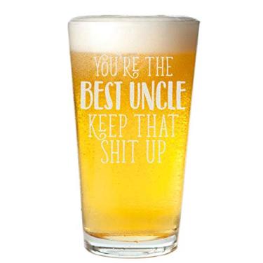 Imagem de Veracco You're The Best Uncle Keep That Up Presentes de aniversário Dia dos Pais Copo de cerveja