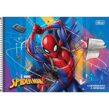 Imagem de Caderno De Desenho Homem Aranha Tilibra - 80 Folhas 1 Homem Aranha