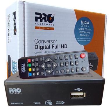 Imagem de Conversor De Sinal Digital Para Tv Tubo,lcd,led E Plasma - Proeletroni