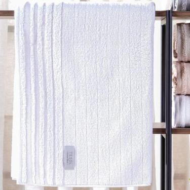 Imagem de Toalha De Rosto Glamour 100% Algodão 450g-m² 50x80cm Branco - TESSI