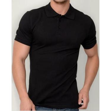 Imagem de Camiseta polo pv malha fria - KYROS, Preto, P