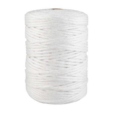 Imagem de Corda multifilamento trançada 6,0mm x 191m branca vonder