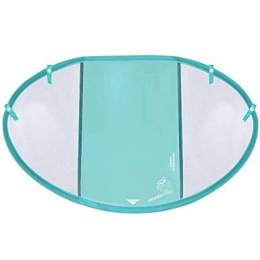 Imagem de HECCEI — Cobertura removível para natação para bebê, montagem removível, dossel à prova de raios UV, cobertura de proteção solar com revestimento de proteção solar FPS 50+, compatível com Mambobaby Floats 1, 2, 3, 4, 5 geração, Verde