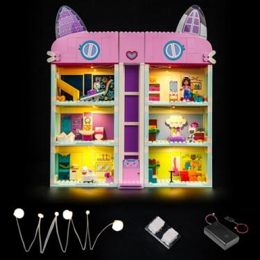 Imagem de LocoLee LED Light Kit Compatible with Lego Gabby's Dollhouse 10788 (NO Model, Only Light kit), Light Compatible with Lego 10788 Gabby's Dollhouse for Fans-NO LEGO's with Light Kit