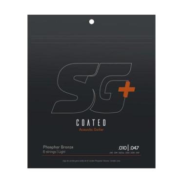Imagem de Corda Violao Aço Sg+ Coated 010 Phosphor Bronze Light