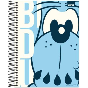 Imagem de Caderno Universitário Capa Dura 10x1 160 Folhas Turma da Mônica Pets Bidu Spiral