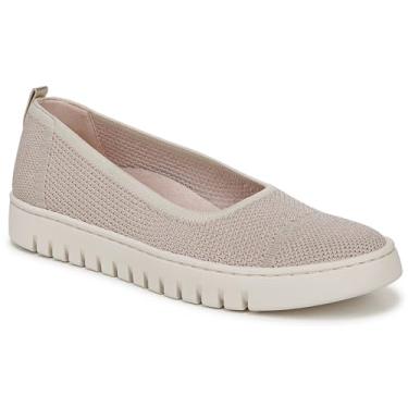 Imagem de Vionic Sapatilha feminina Uptown Skimmer Knit Ballet, Tecido de malha rosa e dourado Cameo, 38
