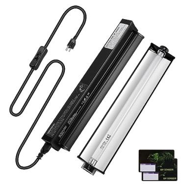 Imagem de DXOPHIEX Luminária de réptil 8W HO T5 UVB com lâmpada de 30,5 cm, barra de luz uvb dragão barbudo com lâmpada 10,0 para répteis como tartarugas dragão barbudas, lagarto, cobra e lagartixa