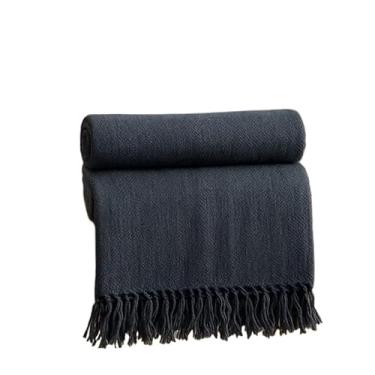 Imagem de Manta Sofá Gigante 2,40 x 1,80M – Algodão Premium Grossa | Protetora Decorativa para Cama e Sofá King Size(POP CINZA ESCURO 2,20 X 1,50m)