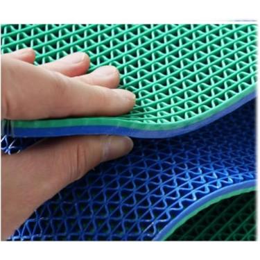 Imagem de Esteira Antiderrapante Ao Ar Livre, Esteira De Borracha Resistente Para área Molhada Cortada Para Tamanho Esteira De Entrada De Piscina Em Forma De S Comercial Para Banheiros, Pi, orange and purple