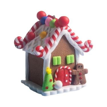 Imagem de Conjunto de Enfeites de Árvore de Natal para Casa de Gengibre - Decora