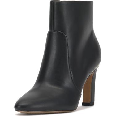 Imagem de Vince Camuto Bota feminina Greer Ankle Boot, Couro sintético preto, 42