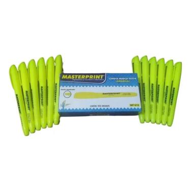 Imagem de Kit 12 Marca-Texto Lumis Amarelo Secagem Flex Rápida