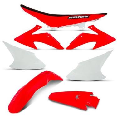 Imagem de Kit Plástico Crf230 + Banco 2008/14 - Pro tork, VERMELHO, Único