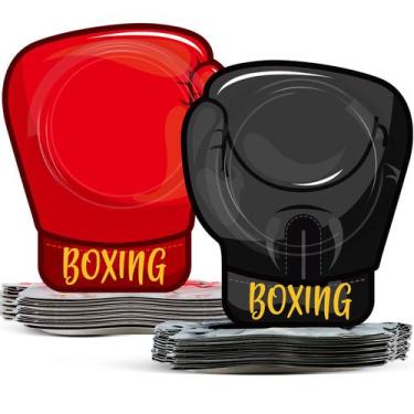 Imagem de Conjunto Justforjoyful de 48 peças para festas de aniversário de boxe