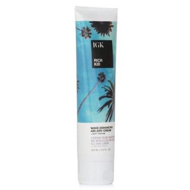 Imagem de Creme para cabelo IGK Rich Kid Wave Enhancing com óleo de coco 145 ml