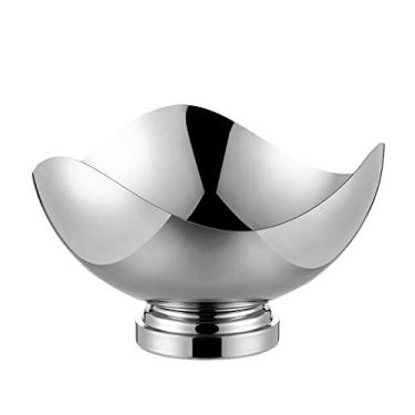 Imagem de Baldes de gelo isolados Balde de gelo de aço inoxidável balde de champanhe balde de vinho doméstico bacia de vinho de gelo ao ar livre balde refrigerador 13L balde de cerveja champanhe (cor: prata