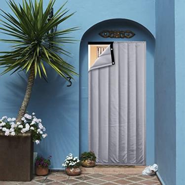 Imagem de Cortina de porta com isolamento térmico para porta, mantas à prova de som, tela de isolamento de janela, divisores de cobertura de inverno, cortinas acústicas, proteção contra o frio a p