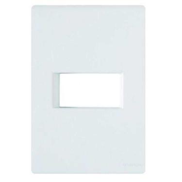 Imagem de Espelho 4x2 Módulo Horizontal Branco - Linha Liz Tramontina