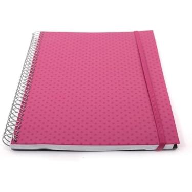 Imagem de Confetti - Caderno Universitário Circle 1x1 80 Folhas Pautado Capa Rosa