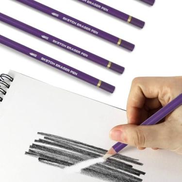 Imagem de 10 peças de borrachas estilo caneta, desenho, limpeza, destaque, apagador, detalhes para Limners, artistas, iniciantes, profissionais, desenho, pintura, colorir, esboçar, artesanato