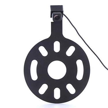 Imagem de HD IP68 1280 Pixels Auto 170° Botão de maçaneta do porta-malas, retrovisor, retrovisor, câmera de estacionamento compatível com Jeep Wrangler/Willys/Unlimited Sahara pneu sobressalente Rubicon Reifen