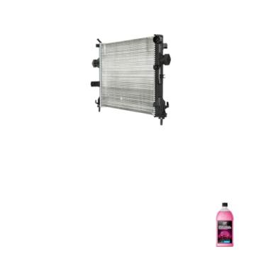 Imagem de Kit Radiador GM Astra 1.8 e 2.0 Sem Ar + Aditivo Orbi Química Rosa 1L