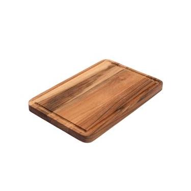 Imagem de Tábua De Corte Salvador P Em Madeira Teca 30X20cm - Monte Novo