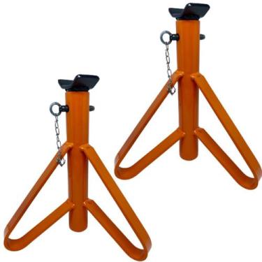 Imagem de 2 Cavaletes Para Carro 2 Toneladas Preguiça Automóvel - STEEL PRIME