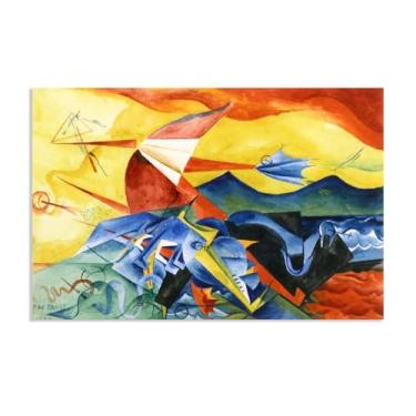 Imagem de Max Ernst Poster Composition Reproduções de pinturas famosas Surrealismo Wall Art Canvas Max Ernst Decoração de parede para presentes de sala de estar Pôster 30x20cm (30.5x20.3 cm)